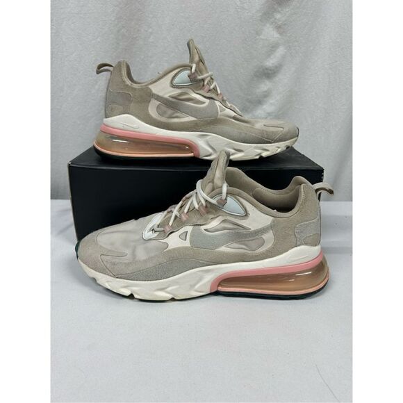 Men Nike Air Max 270‎ React American Modern Art AO4971-100 Running Shoes Size 9 - Picture 1 of 4